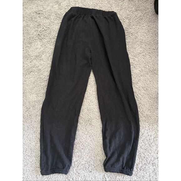 FP Beach Black Sweatpants Size Small Cotton Front Pleats - Picture 7 of 8